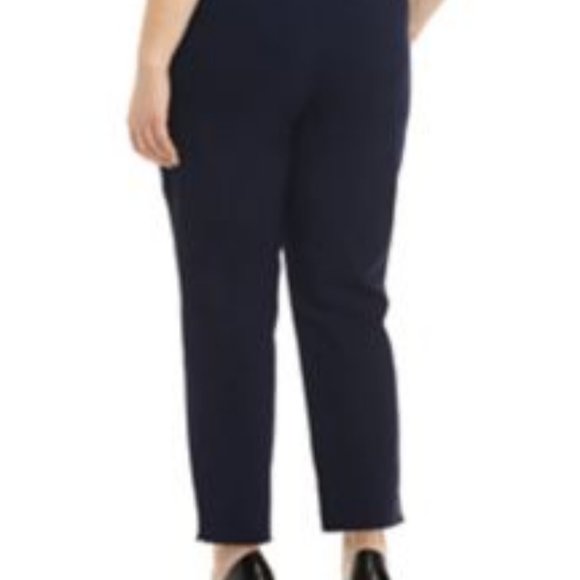 Kim Rogers Plus Size Millennium Navy Ankle Pants - Picture 4 of 10